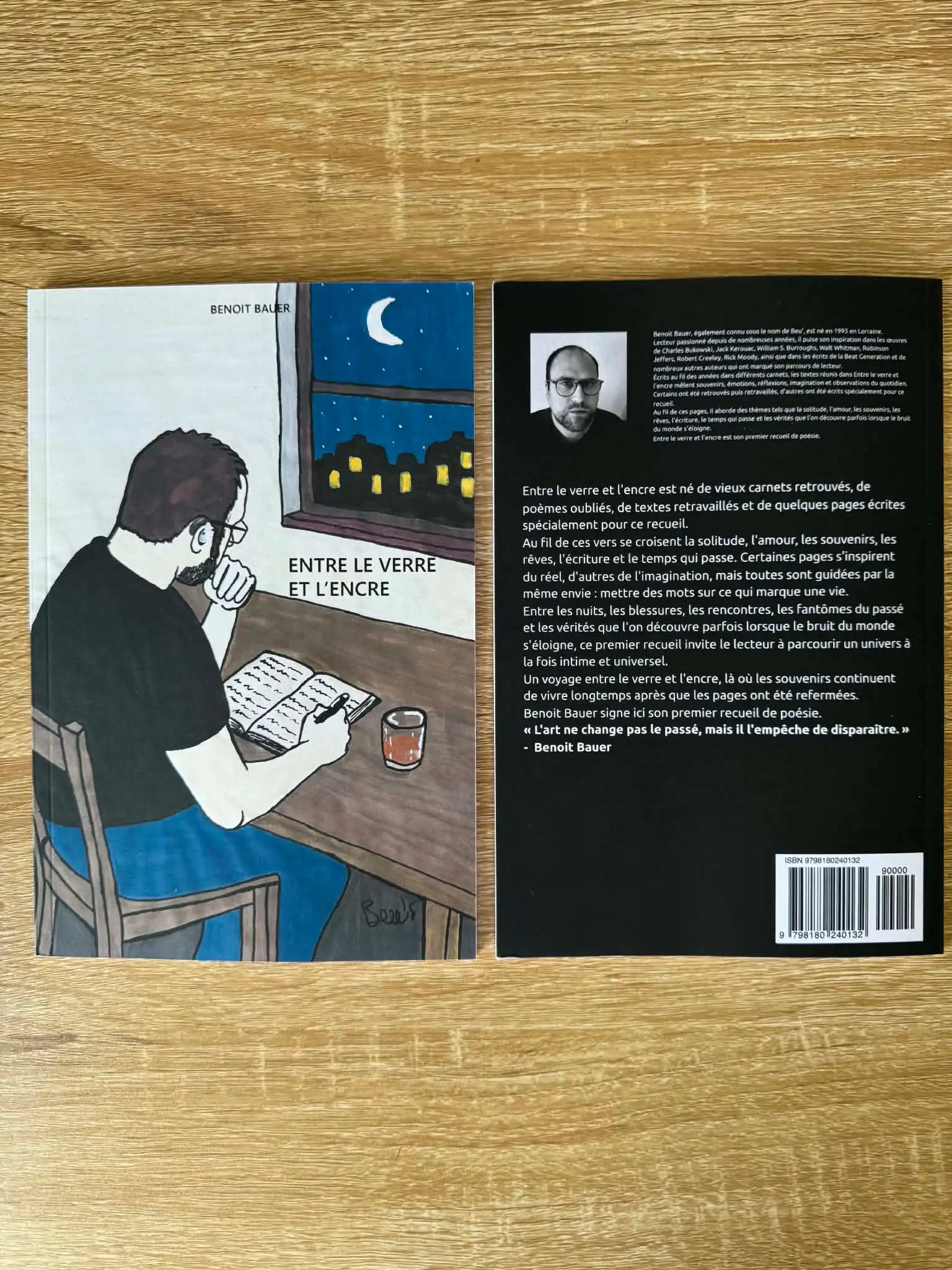 Couverture du recueil Entre le verre et l’encre